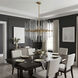 Divine 8 Light 28.5 inch Heritage Multi-Light Pendant Ceiling Light