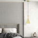 Waldorf 1 Light 7.25 inch Soft Gold with Polished Brass Accents Pendant Ceiling Light