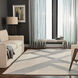 Sachin 90 X 63 inch Grey/ Neutral Rug in 5 x 7