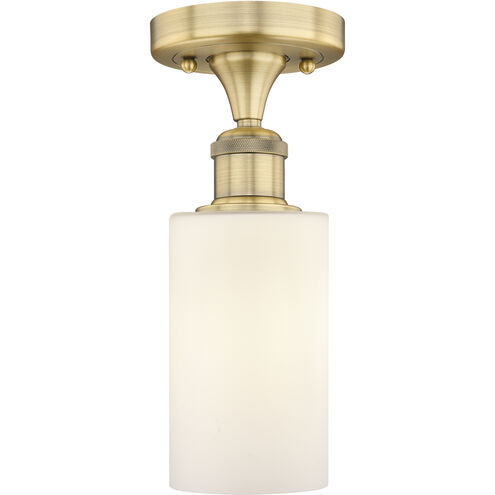 Clymer 1 Light 3.88 inch Brushed Brass Semi-Flush Mount Ceiling Light
