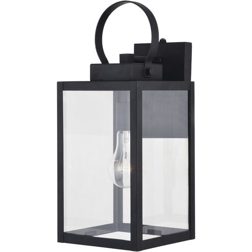 Medinah LED 17.25 inch Textured Black Outdoor Wall