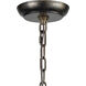 Edmonde 3 Light 16 inch Deep Rust Chandelier Ceiling Light