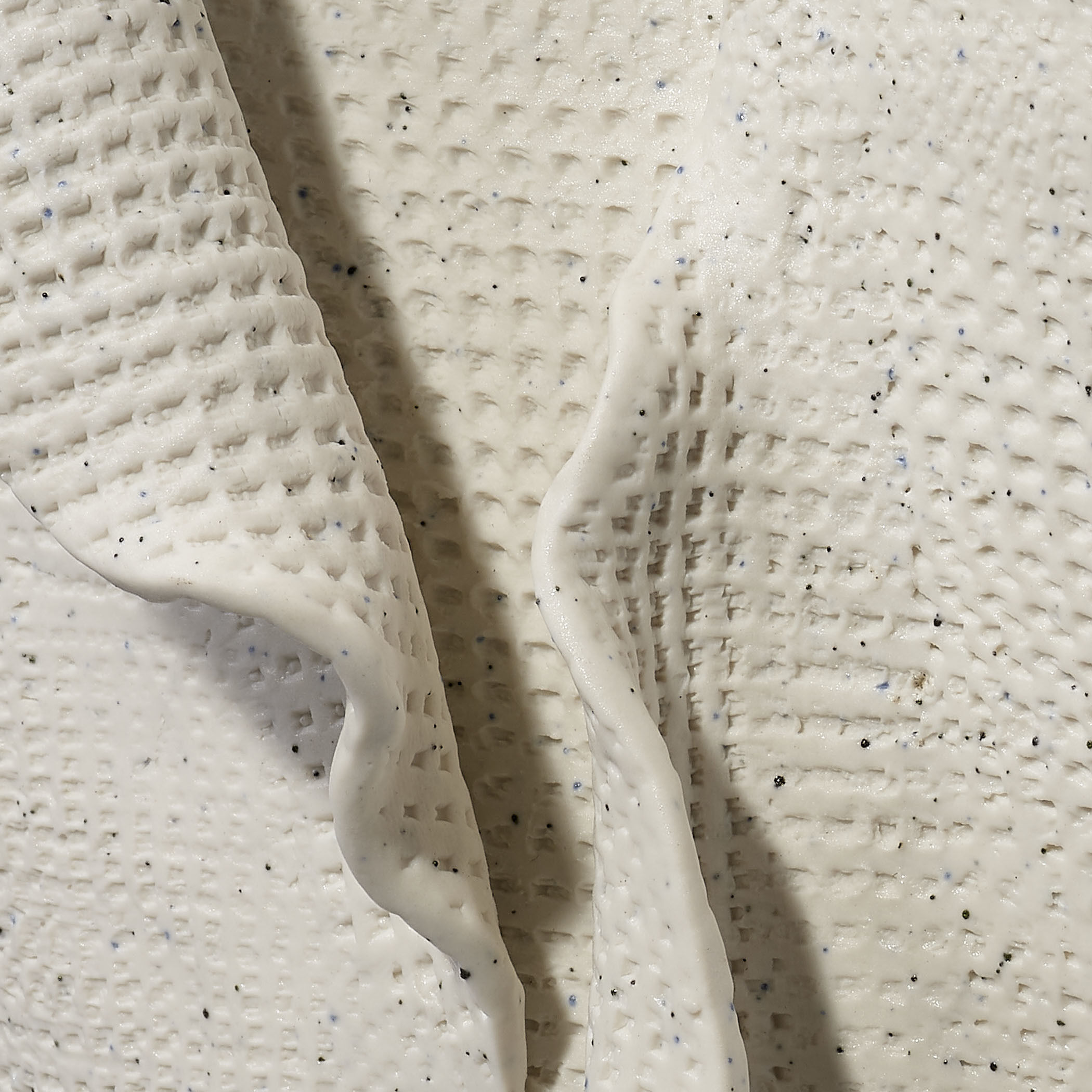 Torn 13 X 12 inch Vessel