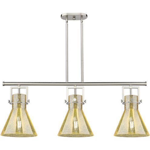 Newton Cone Island Light Ceiling Light in Satin Nickel