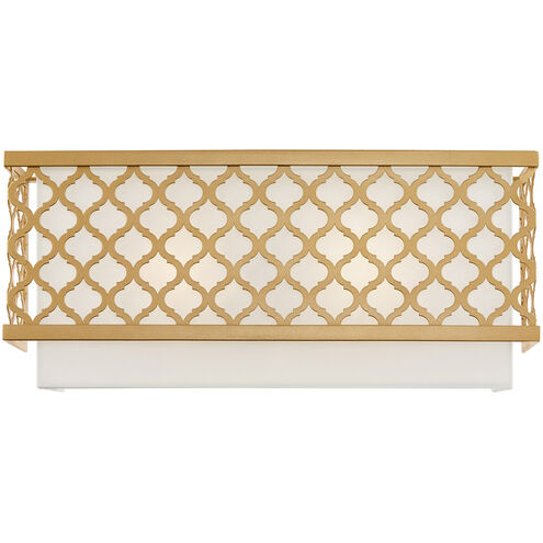 Arabesque 2 Light 16 inch Soft Gold ADA ADA Wall Sconce Wall Light