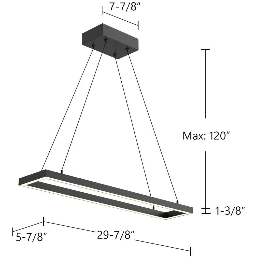 Piazza Pendant Ceiling Light in White