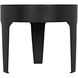 Cylinder 24 X 24 inch Matte Black Side Table, Large