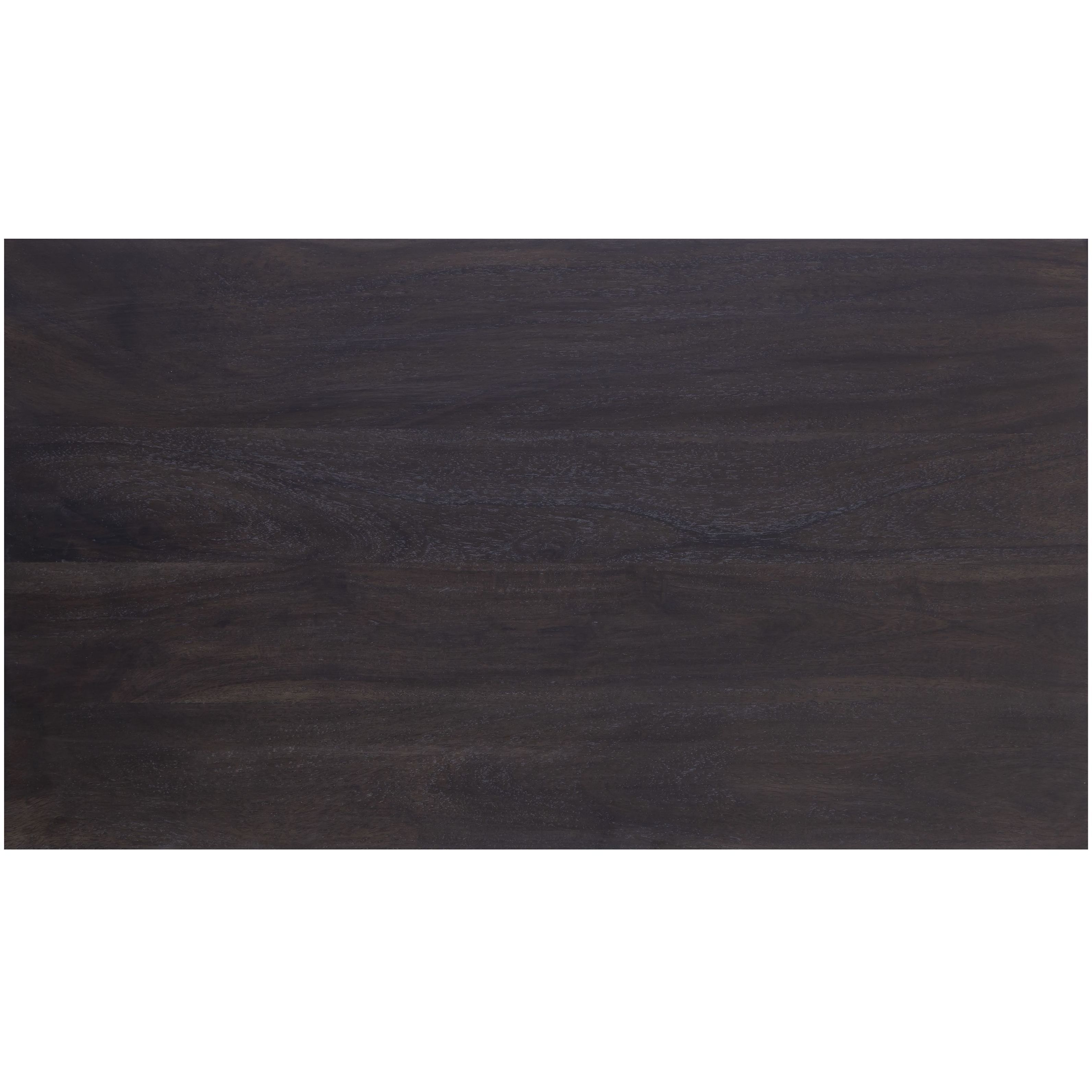 Carrick 52 X 15 inch Dark Brown with Brass and Clear Nesting Console Table, Set of 3