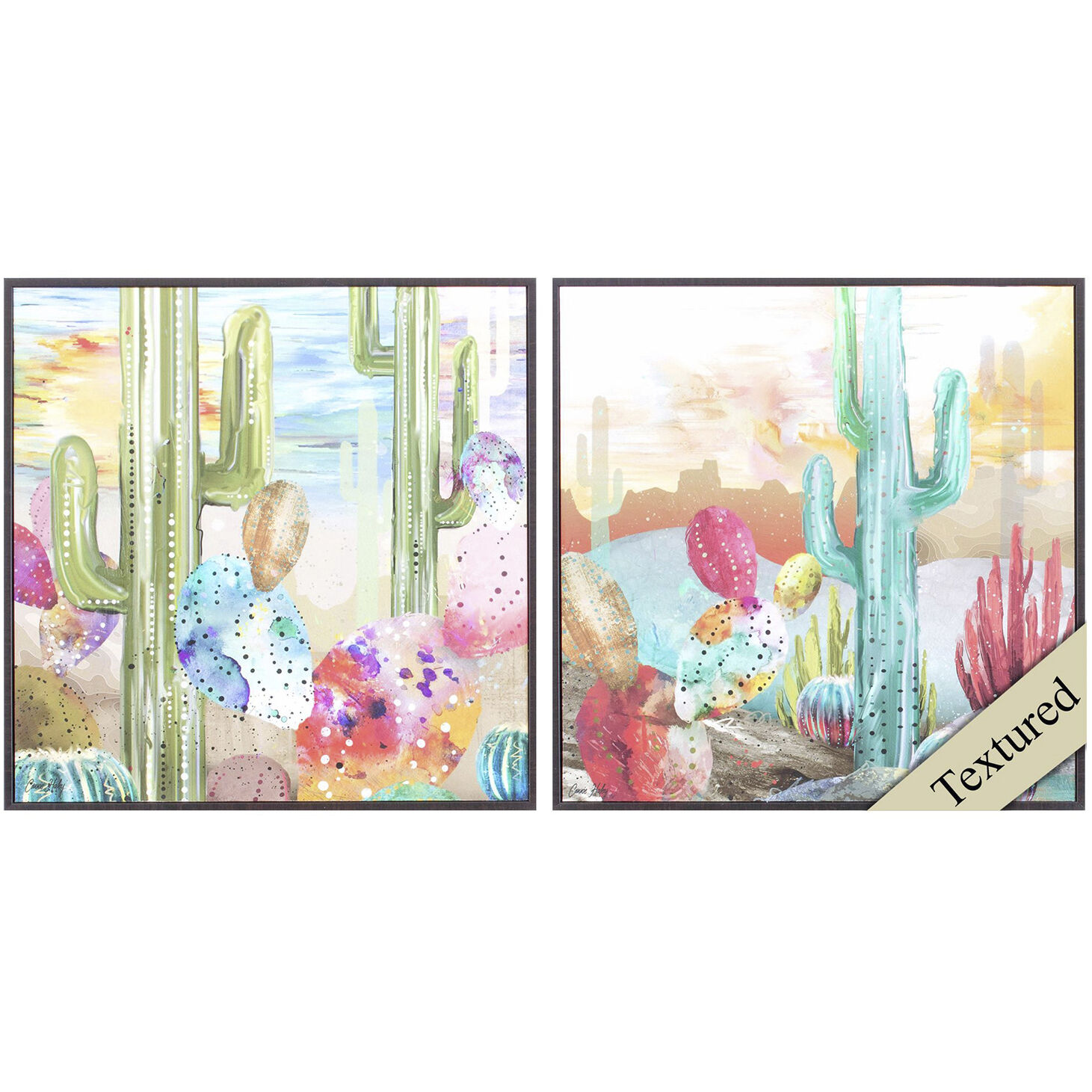 Landscapes 19 X 19 inch Non-Glass Framed Art, Propac