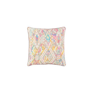 Roxanne 18 X 18 inch Cream and Bright Yellow Throw Pillow