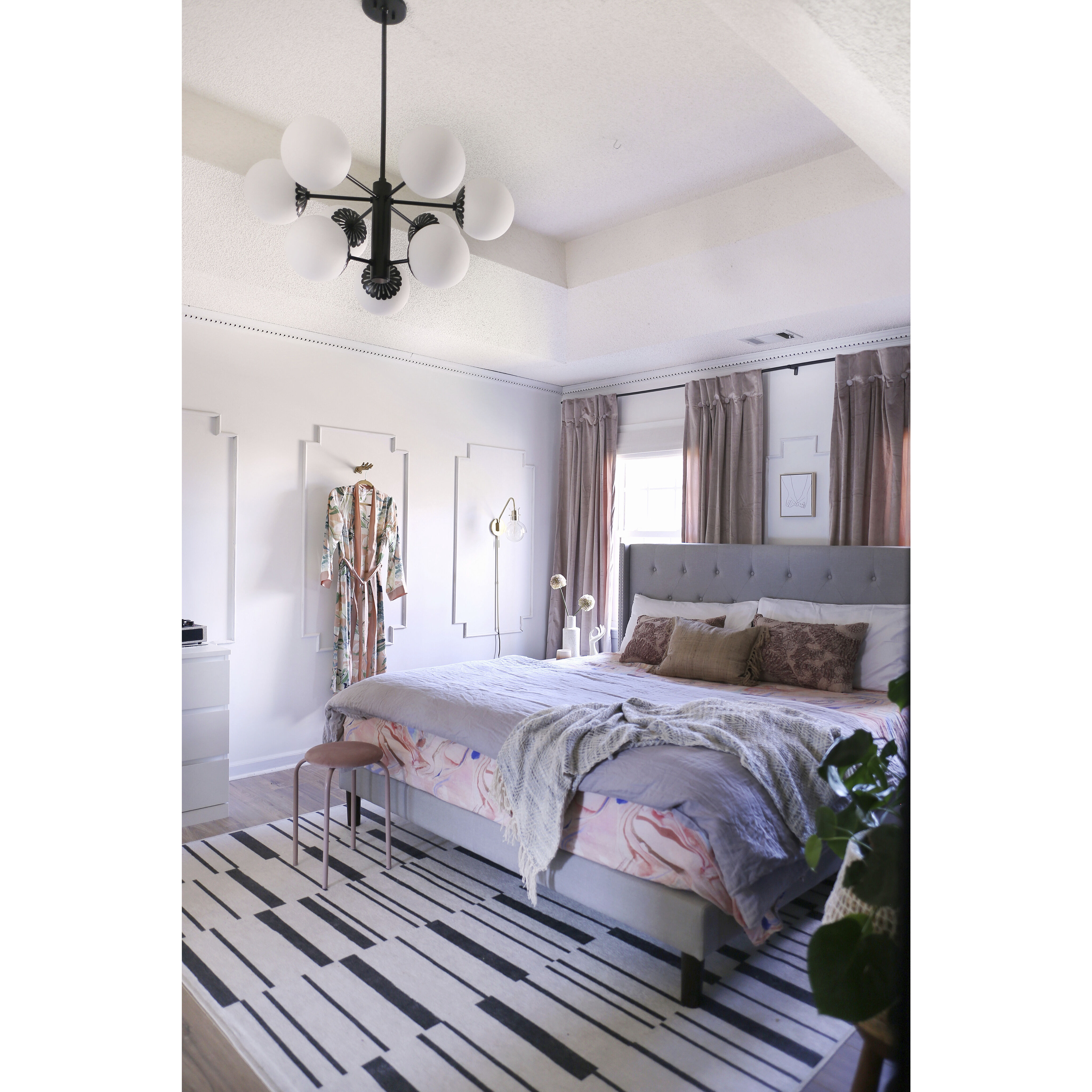 Paige 9 Light 33 inch Old Bronze Chandelier Ceiling Light