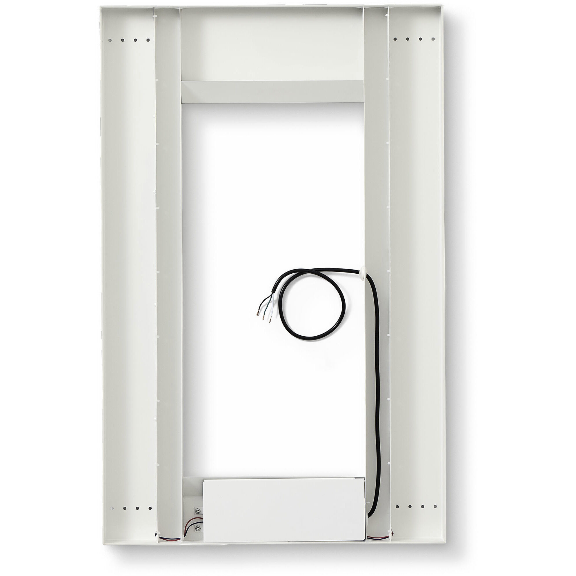 Lustro 36 X 24 inch Might Bright White LED Wall Mirror
