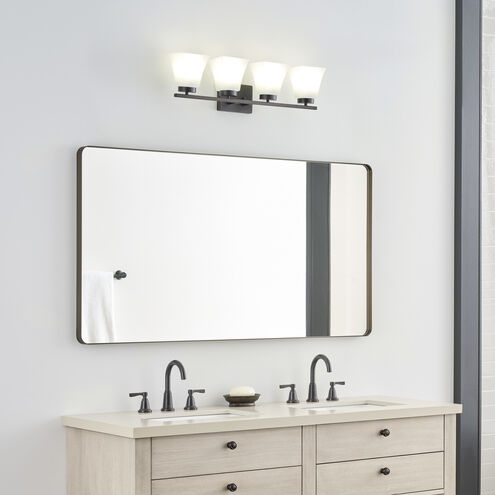 Bayfield 4 Light 27.5 inch Bronze Wall Bath Fixture Wall Light