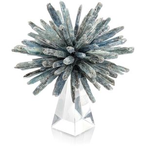 Kyanite Star on Crystal 6.5 X 5.75 inch Sculpture