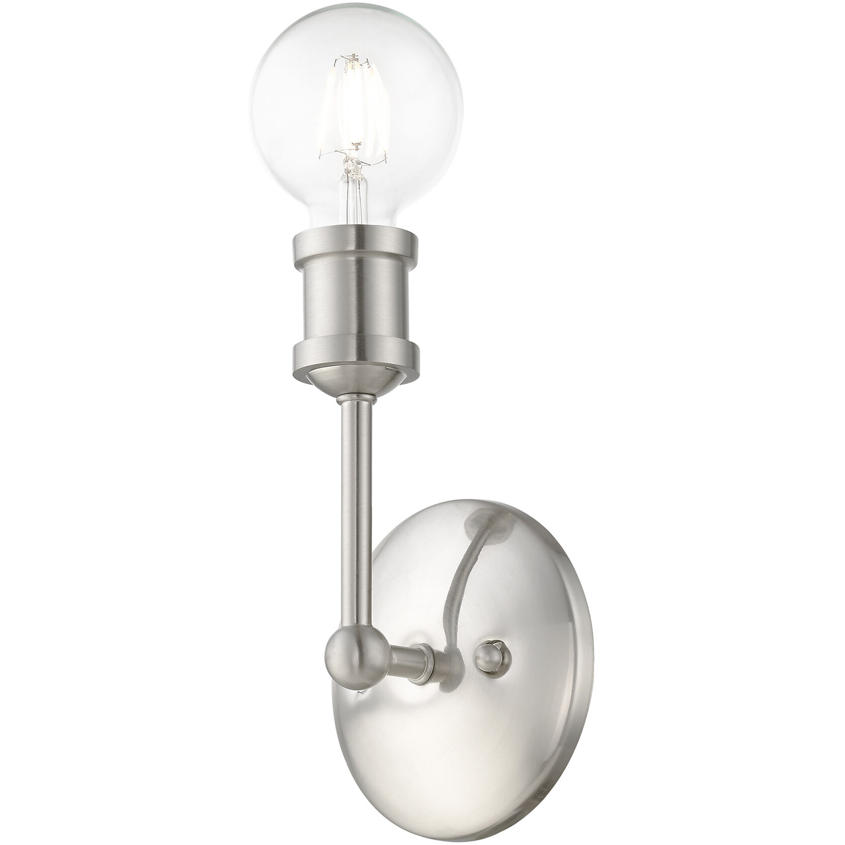 Lansdale 1 Light 5 inch Brushed Nickel Vanity Sconce Wall Light