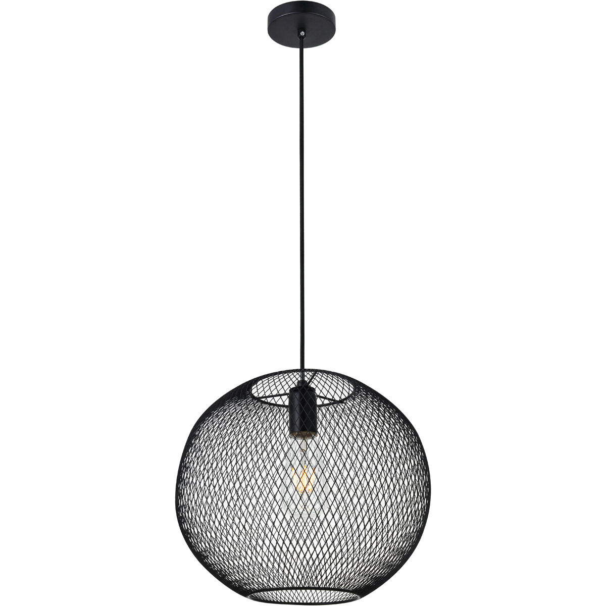 Keller 1 Light 13 inch Black Pendant Ceiling Light