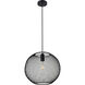 Keller 1 Light 13 inch Black Pendant Ceiling Light