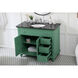 Otto 42 X 21 X 35 inch Vintage Mint Vanity Sink Set