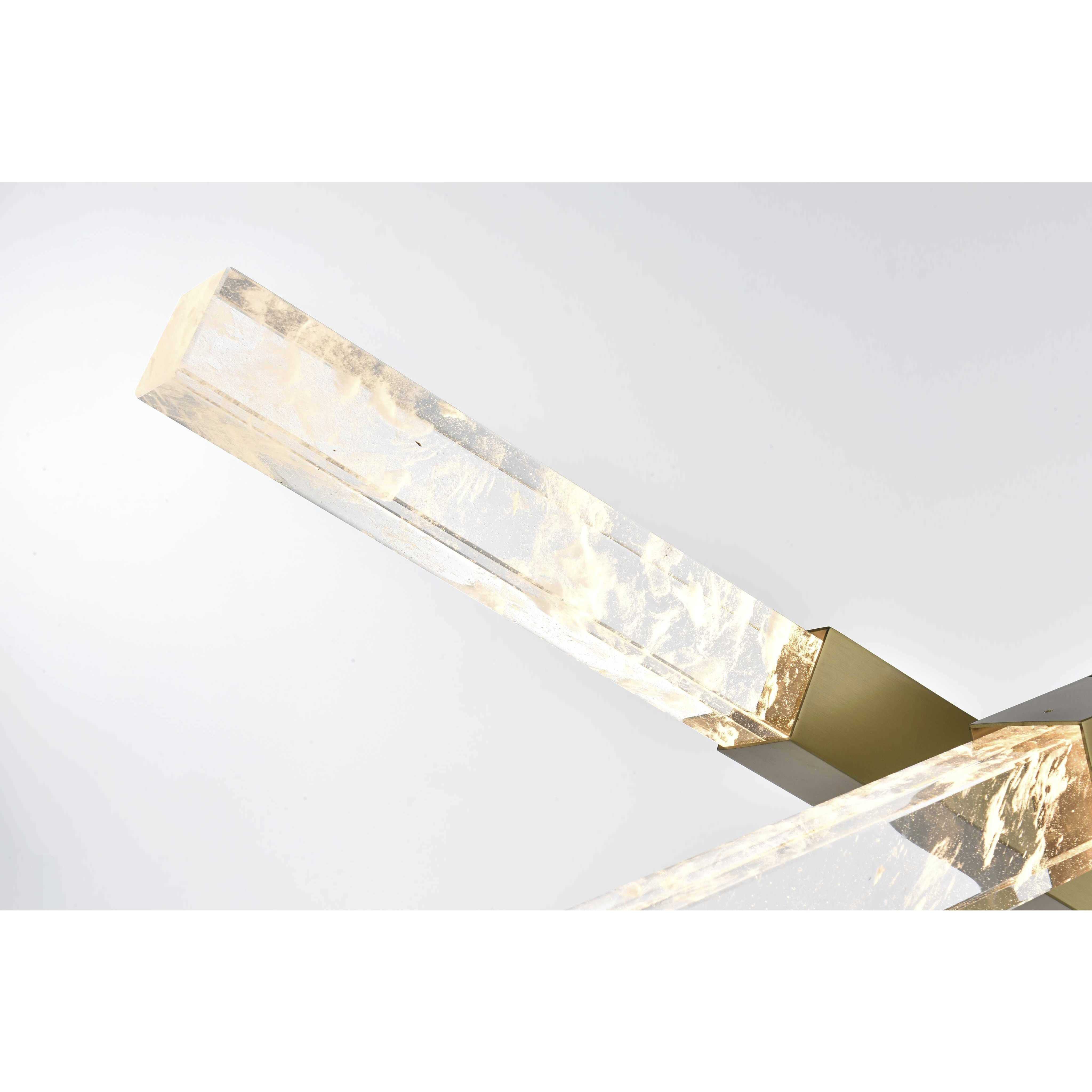 Ari 6 Light 10 inch Satin Gold Pendant Ceiling Light