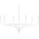Cyrilly 6 Light 46 inch Gesso White Chandelier Ceiling Light