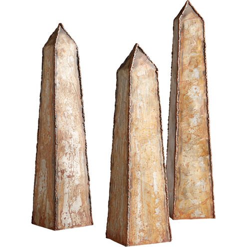 Peaky 18 X 4 inch Sculptures, Set of 3