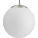 Atwell 1 Light 10 inch Brushed Nickel Pendant Ceiling Light, Medium