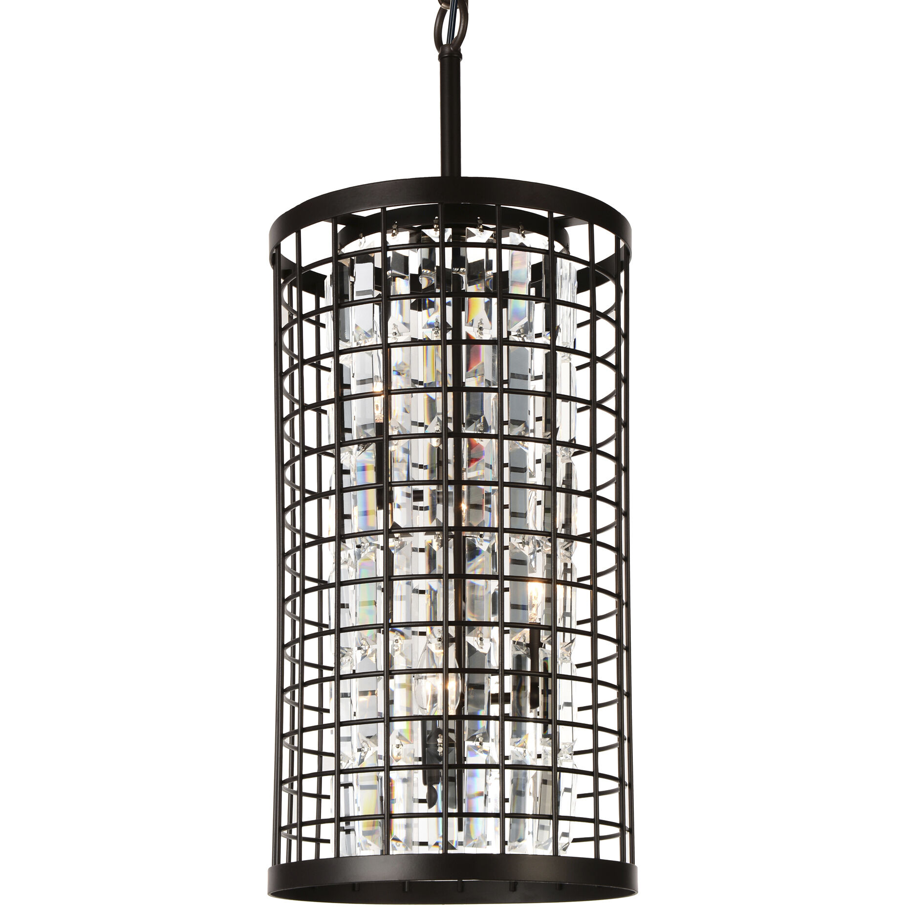 Meghna 4 Light 11 inch Brown Up Chandelier Ceiling Light