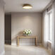 Nevado LED 12 inch Satin Brass Flush Mount Ceiling Light