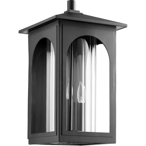 Harbor 3 Light 17 inch Noir Outdoor Wall Mount