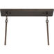 Olyra 8 Light 59.75 inch Plated Dark Bronze Linear Chandelier Ceiling Light