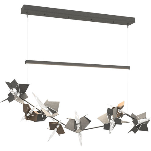 Belladonna LED 50.3 inch Natural Iron and Bronze Pendant Ceiling Light in Natural Iron/Bronze