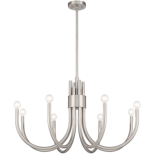 Sorrento 8 Light 34 inch Satin Nickel Chandelier Ceiling Light, Essentials