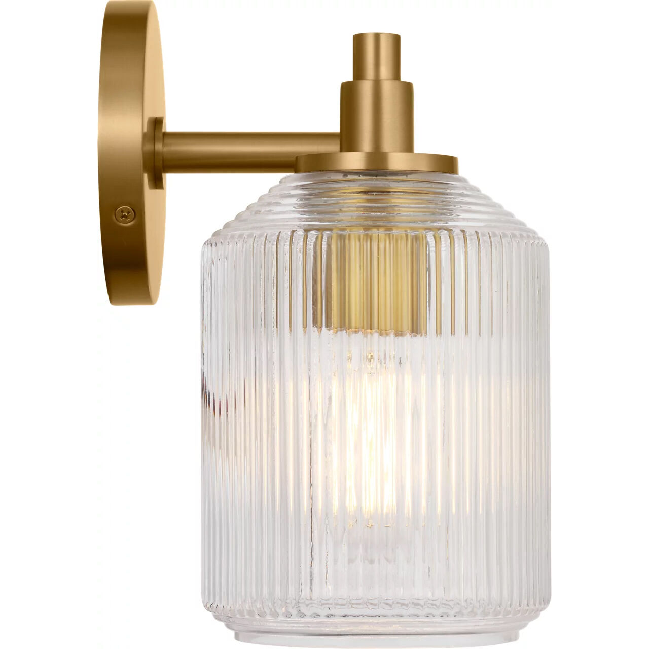 C&M by Chapman & Myers Barstow 2 Light 15 inch Burnished Brass Bath Vanity Wall Light