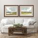 Landscapes Collection Flat Profile With Distressed Dark Wood. Framed Art