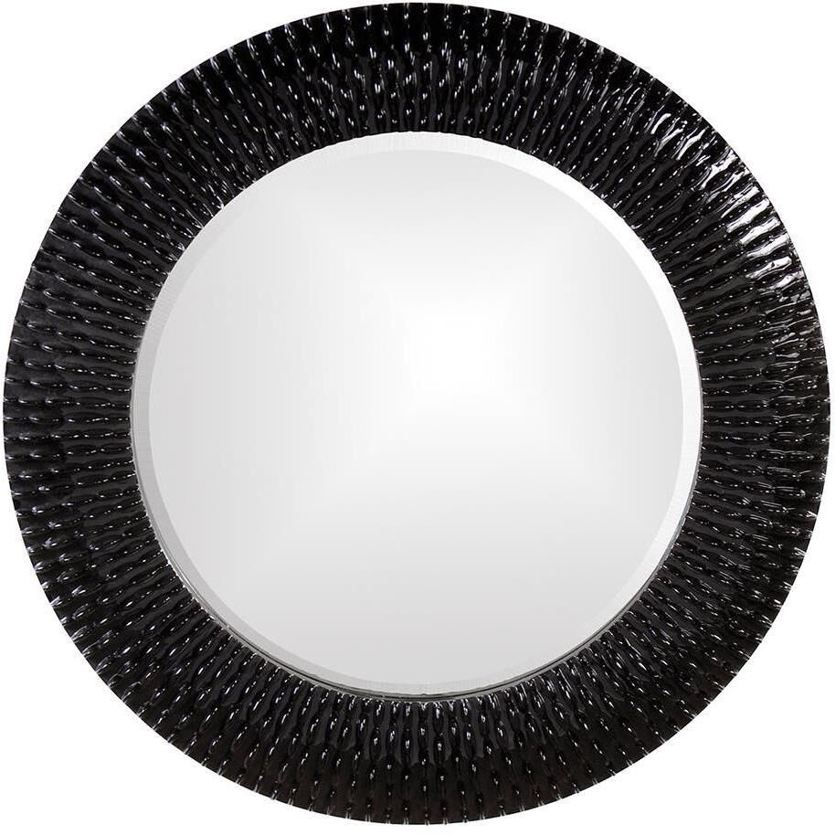 Bergman 32 X 32 inch Glossy Black Wall Mirror 