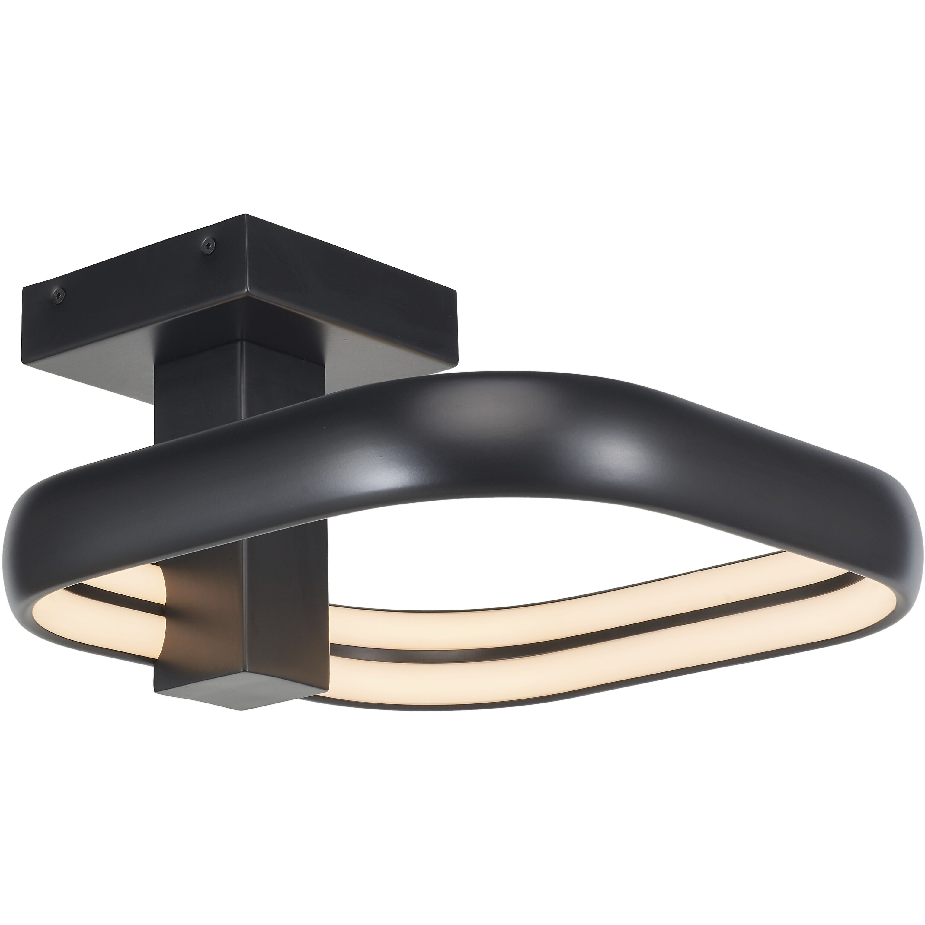 Rave LED 20 inch Matte Black Flush Mount Ceiling Light