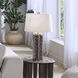 Wright 28.5 inch 150.00 watt Reactive Espresso Glaze Table Lamp Portable Light