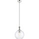 Downtown Urban Astor 1 Light 10 inch Polished Nickel Mini Pendant Ceiling Light