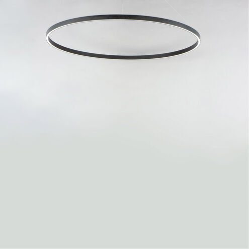 Groove LED 39.5 inch Black Single Pendant Ceiling Light