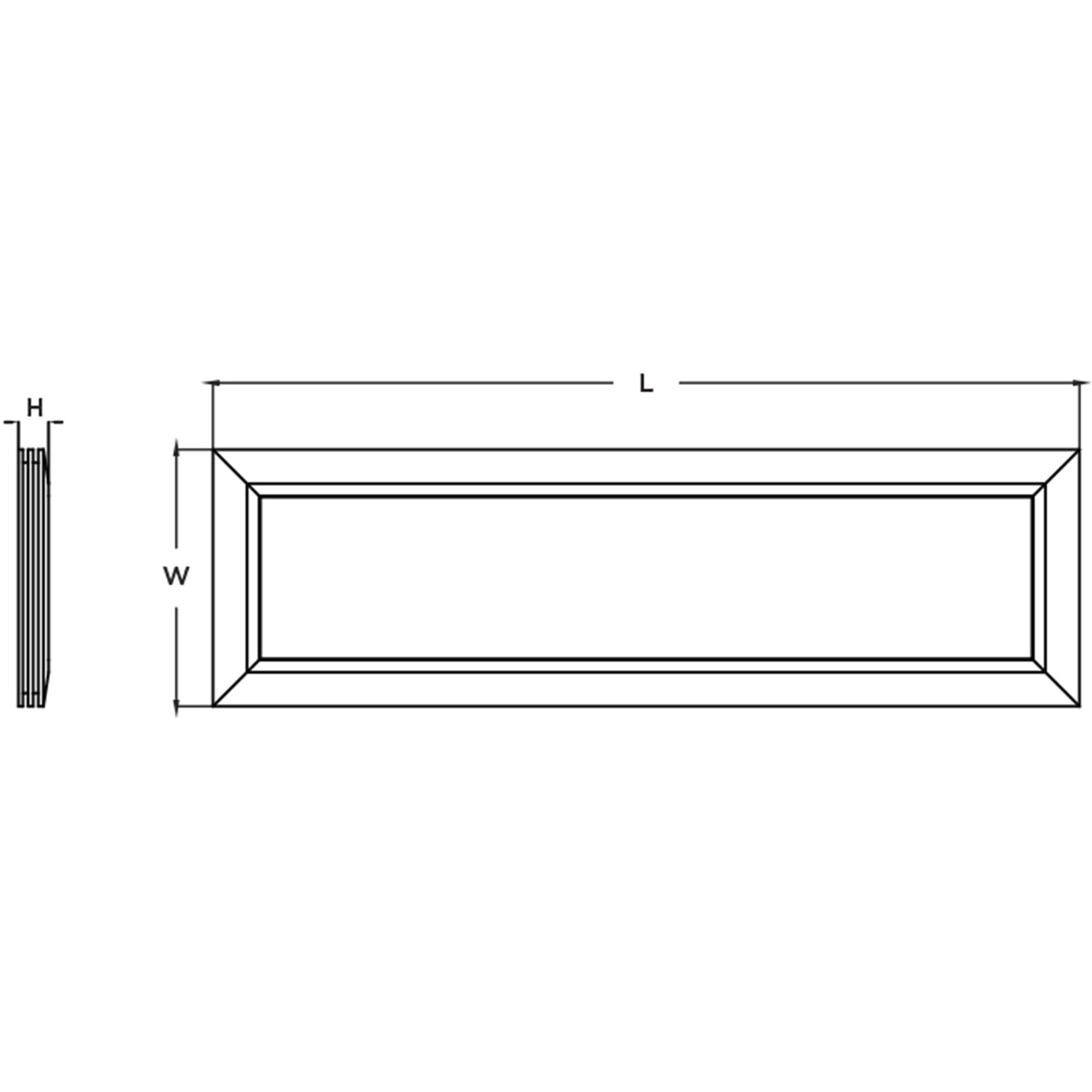Sloane LED 15 inch White Decorative Flush Linear Ceiling Light