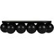 Lambreta 74 X 34 inch Matte Black Coffee Table