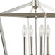 York 1 Light 13 inch Polished Nickel Pendant Ceiling Light, Luz Studio