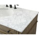 Park Avenue 42 X 22 X 35 inch Driftwood Vanity Sink Set
