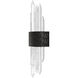 Aspen Wall Sconce Wall Light in Hammered Dark Bronze