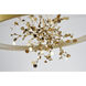 GL Series LED 31.5 inch Gold Chandelier Ceiling Light