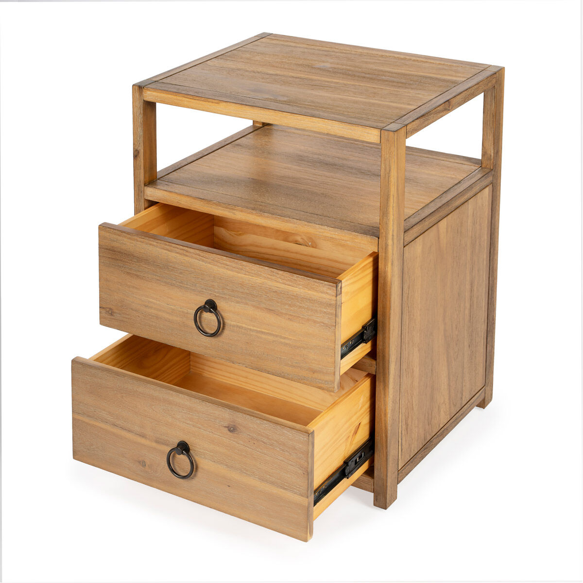 Lark Natural Wood Nightstand in Light Brown