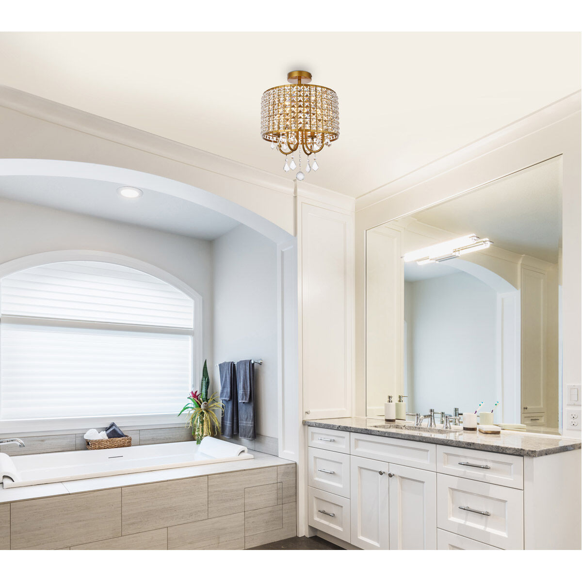 Axl 6 Light 24 inch Black and Brass Pendant Ceiling Light