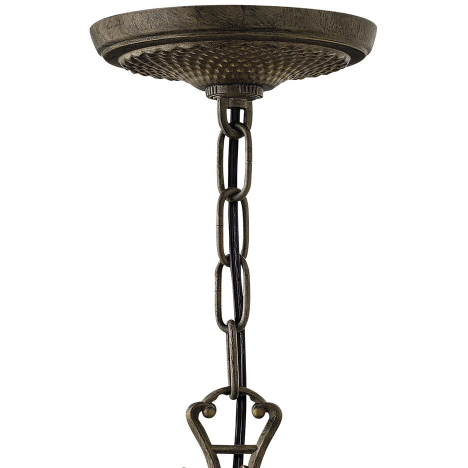 Plantation 5 Light 22.25 inch Pearl Bronze Indoor Chandelier Ceiling Light