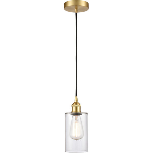 Edison Clymer 1 Light 4 inch Satin Gold Mini Pendant Ceiling Light