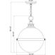 Peyton 2 Light 14.5 inch Matte Black Pendant Ceiling Light